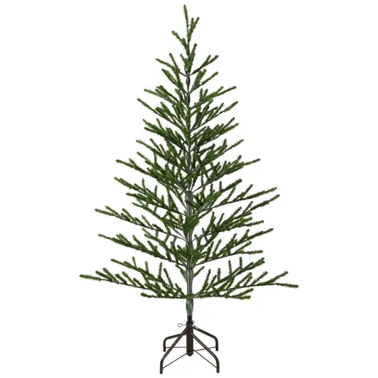 Northlight Full Alpine Coral Artificial Christmas Tree - 5' - Unlit Green {3}