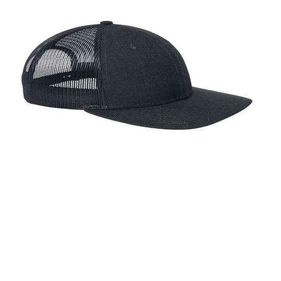 New Era&reg; Snapback Low Profile Trucker Cap Hthr Navy/Navy {2}