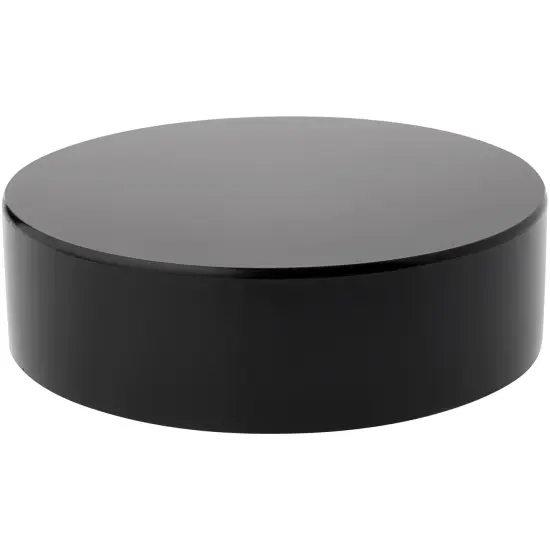 Plymor Black Acrylic Round Cylinder Display Riser, 2" H x 7" D {2}