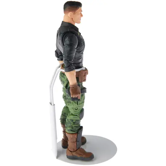 Plymor DSP-30W White Adjustable Action Figure Stand, fits 6 and 6.5 inch Action Figures, Waist is 1.25" - 1.5" wide, 3.25" - 4" around {6}