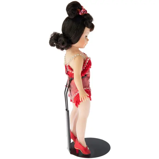 Plymor DSP-4125B Black Adjustable Doll Stand, fits 7, 7.5, 8, 8.5, and 9 inch Slim Waist Dolls or Action Figures, Waist is 1.125" - 1.5" wide, 3.25" - 4" around {5}