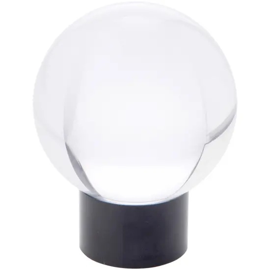 Plymor Black Acrylic Egg, Marble, Ball or Sphere Display Holder Stand, 0.75" H x 1.25" W {3}