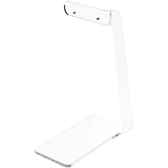 Plymor Clear Acrylic Signpost-style Pair Hanging Earring Display Stand, 2.375" W x 4" D x 6" H {2}