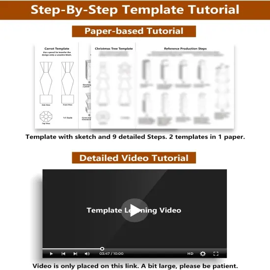 Wood Carving Kit for Beginners Whittling Kit with Template & Video Tutorials {2}