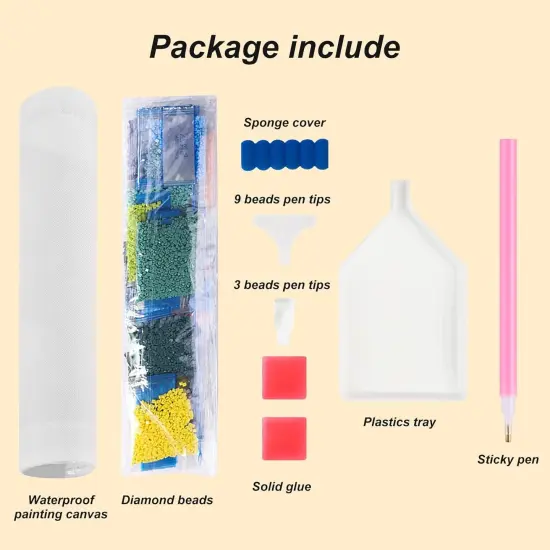 5D Hat Diamond Painting Kits - 12x12 Inch {5}