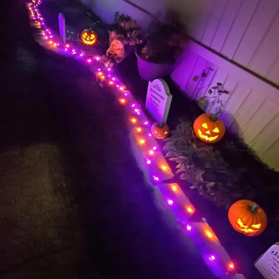300 LED 108FT Halloween String Lights with 8 Modes {3}