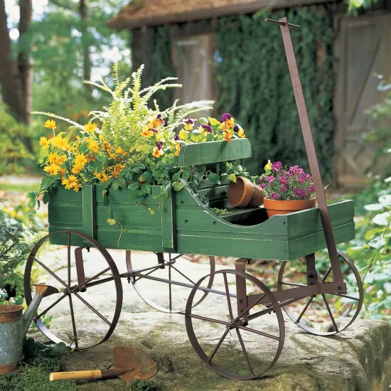 Collections EtcWagon Decorative Indoor / Outdoor Garden Backyard Planter {1}