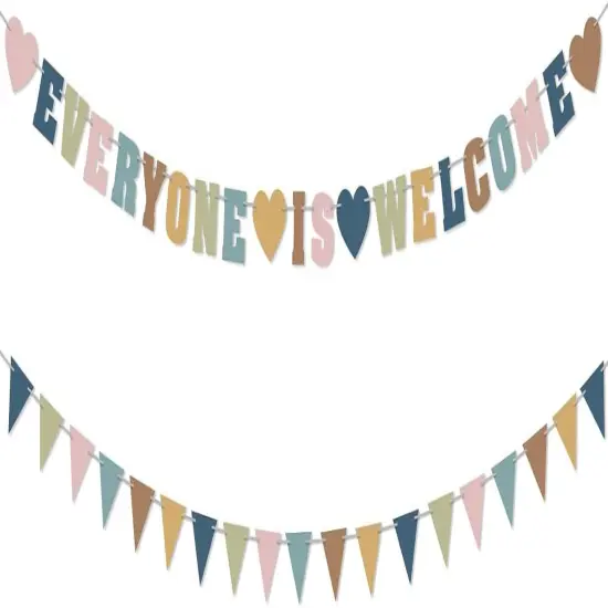 Everyone is Welcome Banner, First Day of School Large Classroom {1}