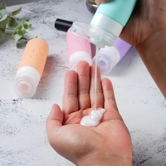 Travel Bottles Leak Proof Travel Tubs - (Multicolored C) {5}