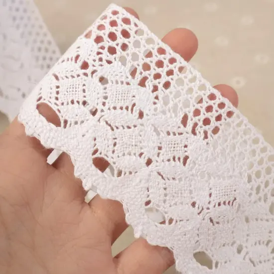 White Lace Ribbon Crochet Sewing Lace for Crafts {3}