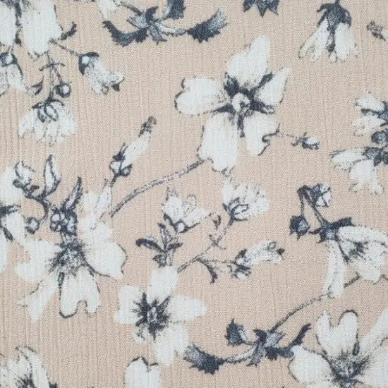 1 Yard Tan Rayon Crinkle Fabric with Gentle Pleated Texture for Fashionable Dresses Chic Blouses and Skirts 50/52 Inch Width {2}