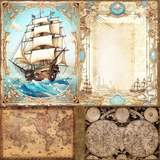 Sail Away Double-Sided Cardstock 12"X12" {1}