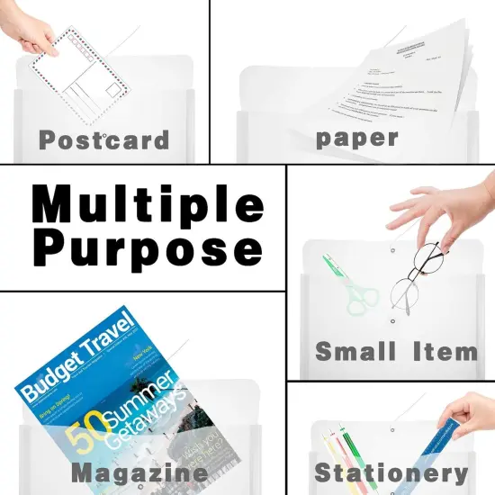 Plastic Envelopes Legal Size with String Tie Closure {5}