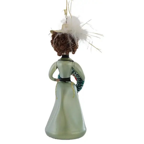 Italian Ornaments 7.5 Inch Christmas Crafting With Caroline Christmas Tree Ornament , Christmas Decor FashionistaDiva Lady Green {2}