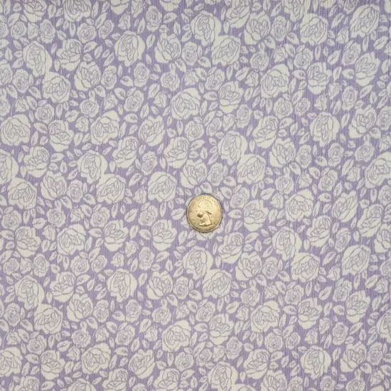1 Yard Violet Rayon Crinkle Apparel Fabric, 50/52&rdquo; Wide, Lightweight & Soft {3}
