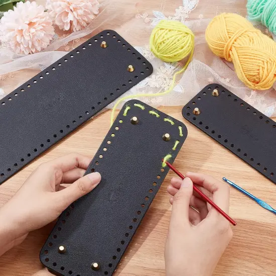 Leather Purse Bottom for Crochet {3}
