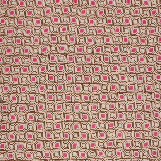 1 Yard Strawberry Rayon Crinkle Fabric Lightweight 50/52" Textured Fabric for Dresses & Accessories {2}