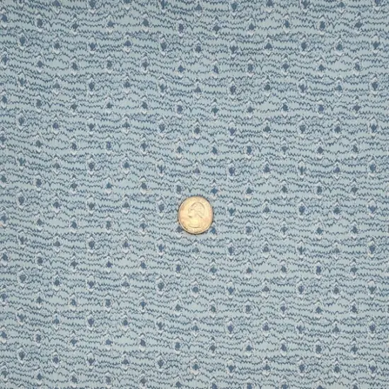 1 Yard Blue Gray Rayon Crinkle Apparel Fabric, Flowing Dress Blouse Material, 50/52" Width {3}