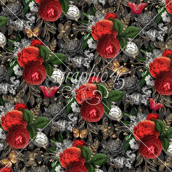 Curiouser & Curiouser Double-Sided Cardstock 12"X12" {1}