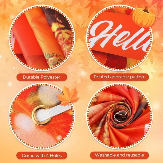 Hello Fall Banner Thanksgiving Party {5}