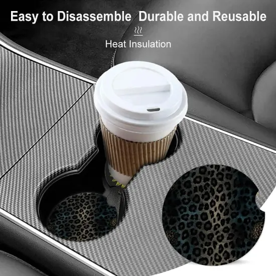 Ceramic Cup Holders Car Coasters for Women/Men {3}