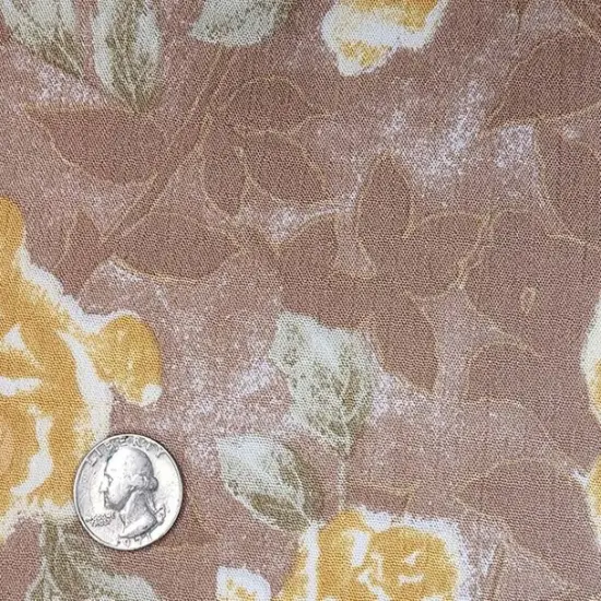 1 Yard Taupe Rayon Crinkle Fabric Lightweight with Silky Soft Texture and Flowing Drapey Feel for Dresses Blouses and Skirts 50/52 Inch Width {3}