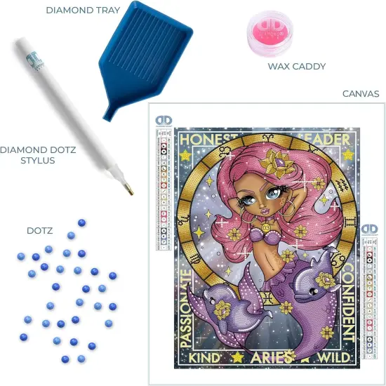 Aries Diamond Painting Kits for Adults 15.8x11.8 {5}