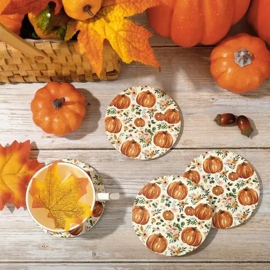 4Pcs Fall Coasters {4}