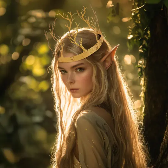 Antler Gold Costume Crown {3}