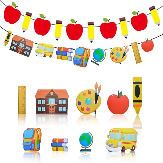 Back to School Decorative Banner Set {1}
