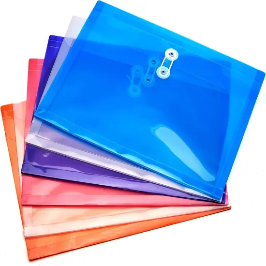 Plastic Letter Size Envelopes {2}