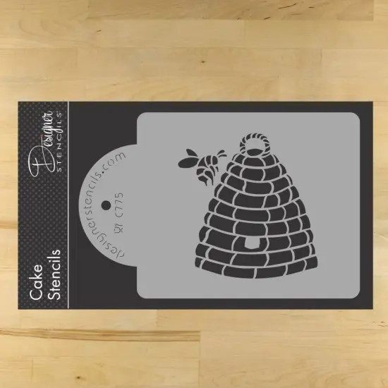 Bee Skep Cake Stencil | C775 by Designer Stencils | Cake Decorating Tools | {1}