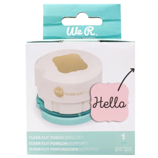 We R Clear Cut Punch 2"-Bracket {1}