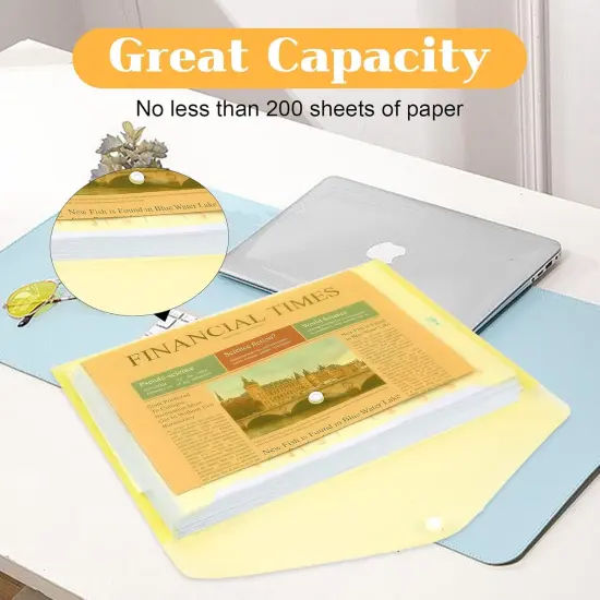 30pcs Plastic Envelopes- 8 Assorted Color (30) {4}