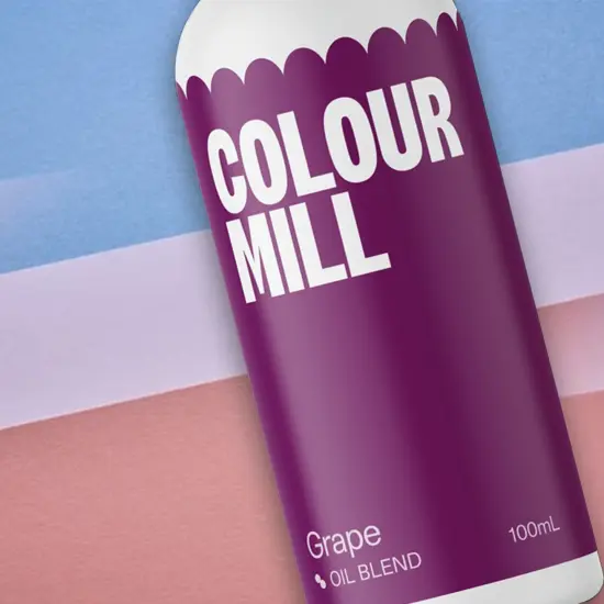 100ml Grape Oil Based Food Colour Colour Mill Vibrant Purple Edible Dye for Baking & Decorating {3}