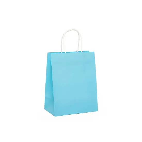 Multi-Purpose Bright Matte Shopping Bag with White Interior 16" x 6" x 12" {1}