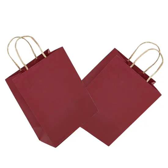 Kraft Tinted Shopping Bag 5.5" x 3.25" x 13" for Larger Items {5}