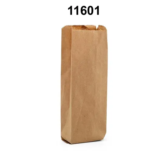 Liquor Bag 5" x 2.3/4" x 16.1/4" Premium Quality for Bottles Brown {3}