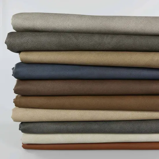 Richloom EISNER- Faux Leather Navy {2}