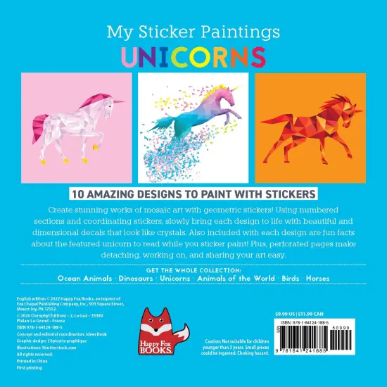 My Sticker Paintings Unicorns-Softcover {2}