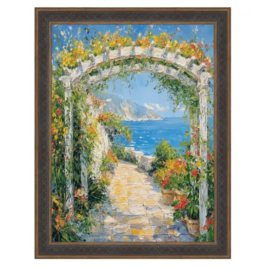 Gothic Vintage Antique Gold Espresso Picture Frame 18x18 frame {1}