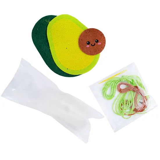 Colorbok Sew Cute! Needlepoint Kit-Mini Avocado {3}