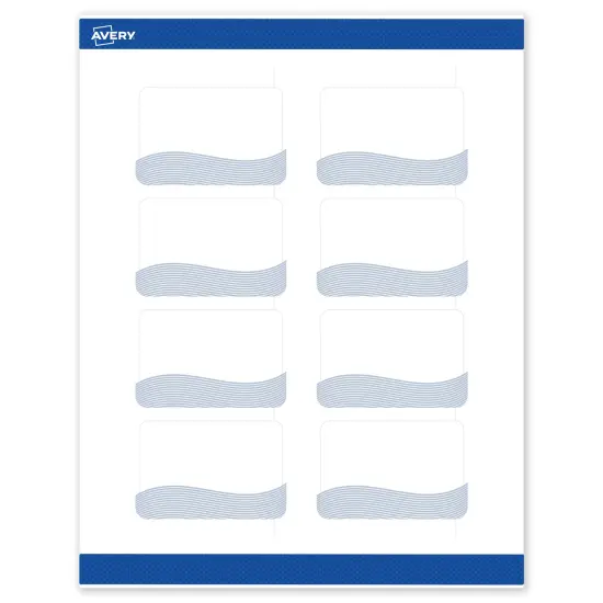 Avery Printable Rectangle Labels with Sure Feed Technology, Pre-Printed Colorful Design, Matte White, 2" x 3", Laser & Inkjet Compatible, 80 Total, Great for Branding, Marketing, and Events {1}