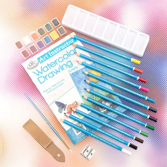 AIS-WPN3106 | Watercolor Drawing Clearview Art Set - 30pc {4}