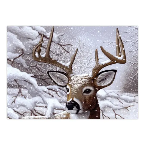 PJL35 | Painting by numbers&trade; 13pc 11.25" x 15.375" Dancing Snow Painting Project {2}