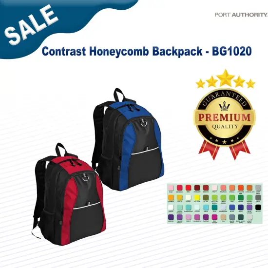 Port Authority&reg; Contrast Honeycomb Backpack {2}