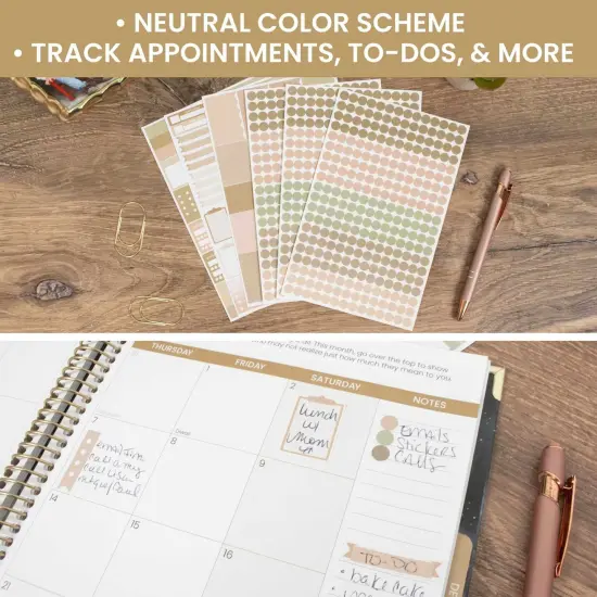 bloom daily planners Planner Stickers, Color Coding Pack, Aesthetic Boho {6}