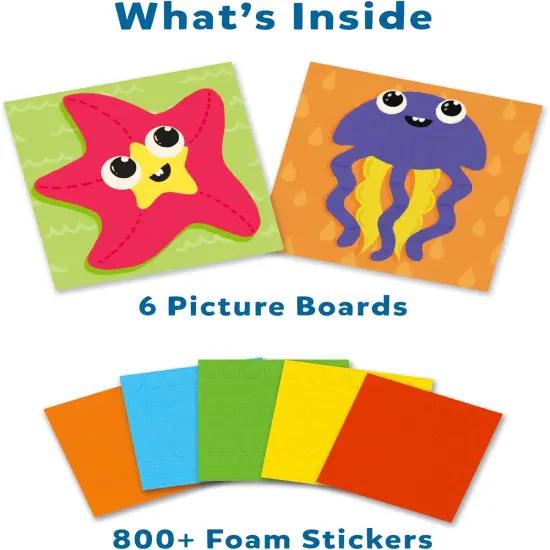 Foam Sticker Art Activity - Under The Ocean {5}