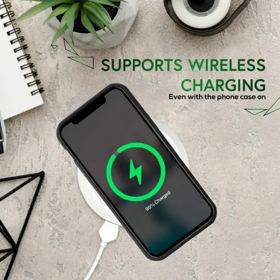 Insten Compatible with iPhone 12 & iPhone 12 Pro Case 6.1 inch (2020) Carbon Fiber Pattern, Matte Translucent PC & Flexible Frame Cover, Minimalist Design, Anti-shock, Full Body Protection, Black {4}