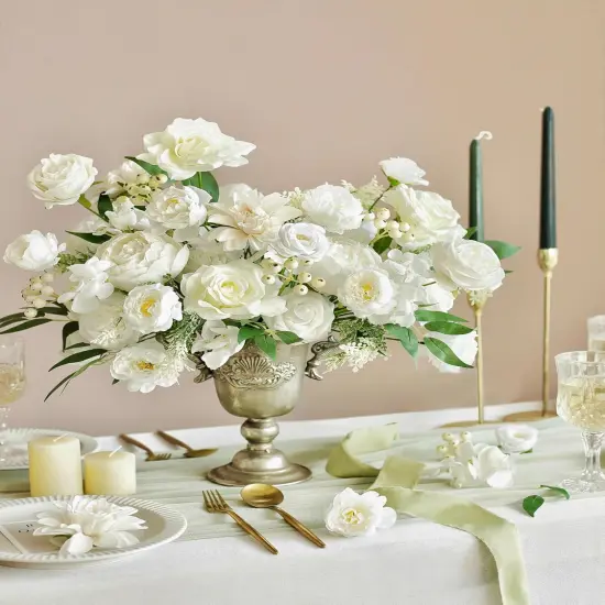 Artificial Flowers DIY Box Set Fake Roses Bouquet {3}